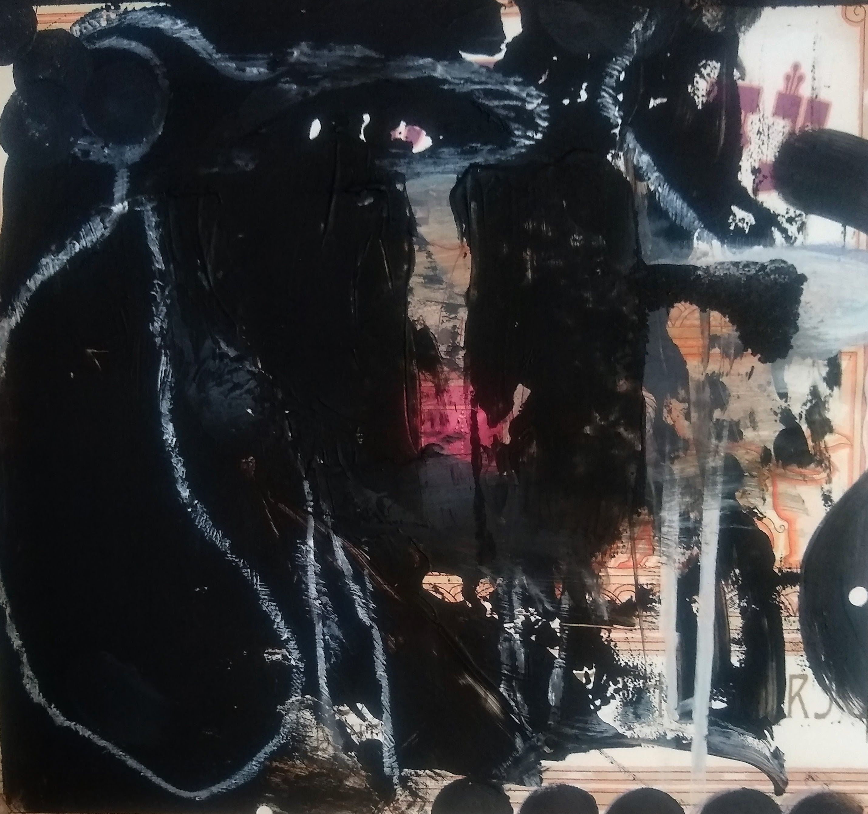 Ambiguous Loss | Acrylic on Paper | 16" x 16"