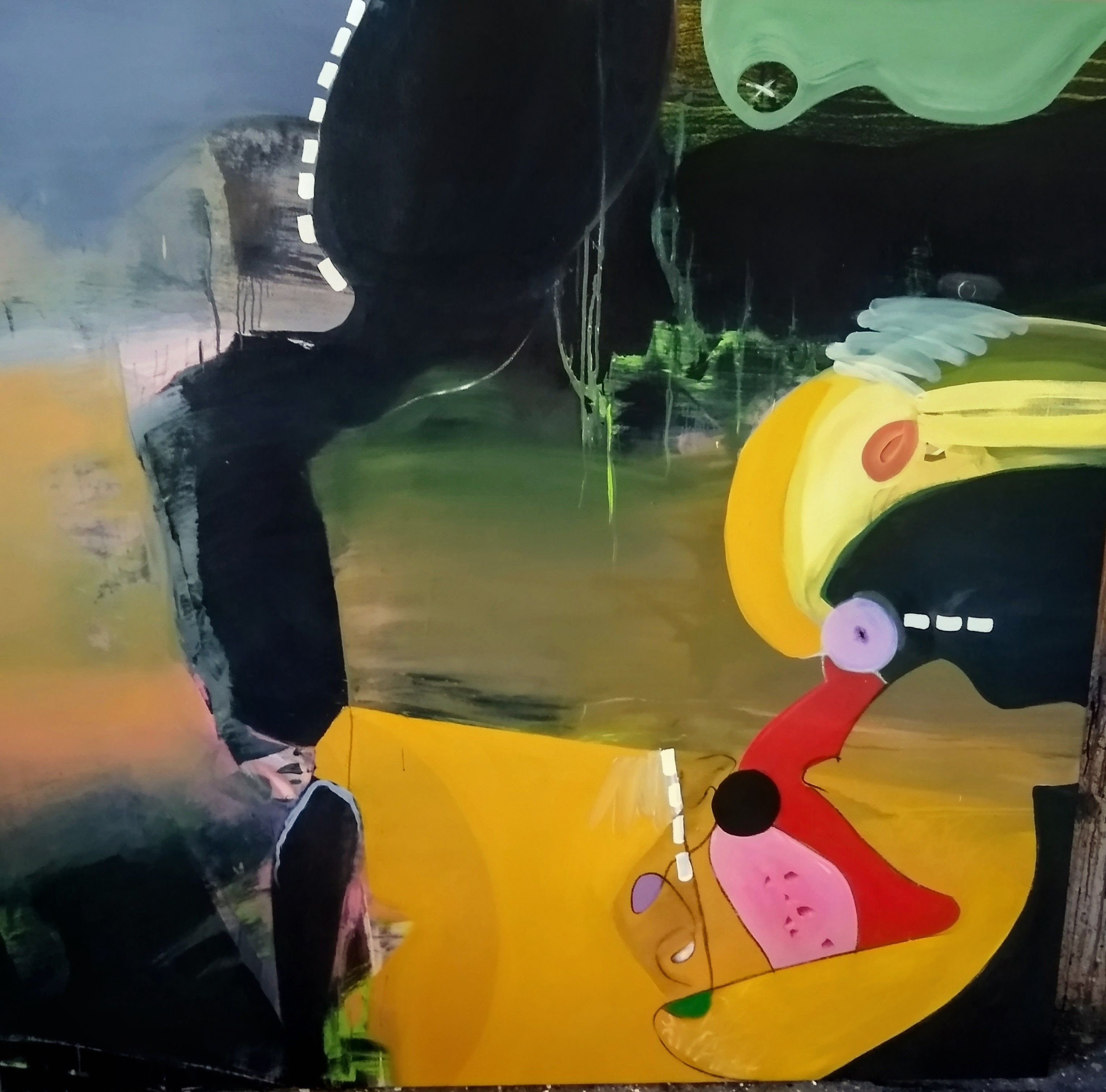 Composition by Field | Acrylic on Canvas | 72" x 72"