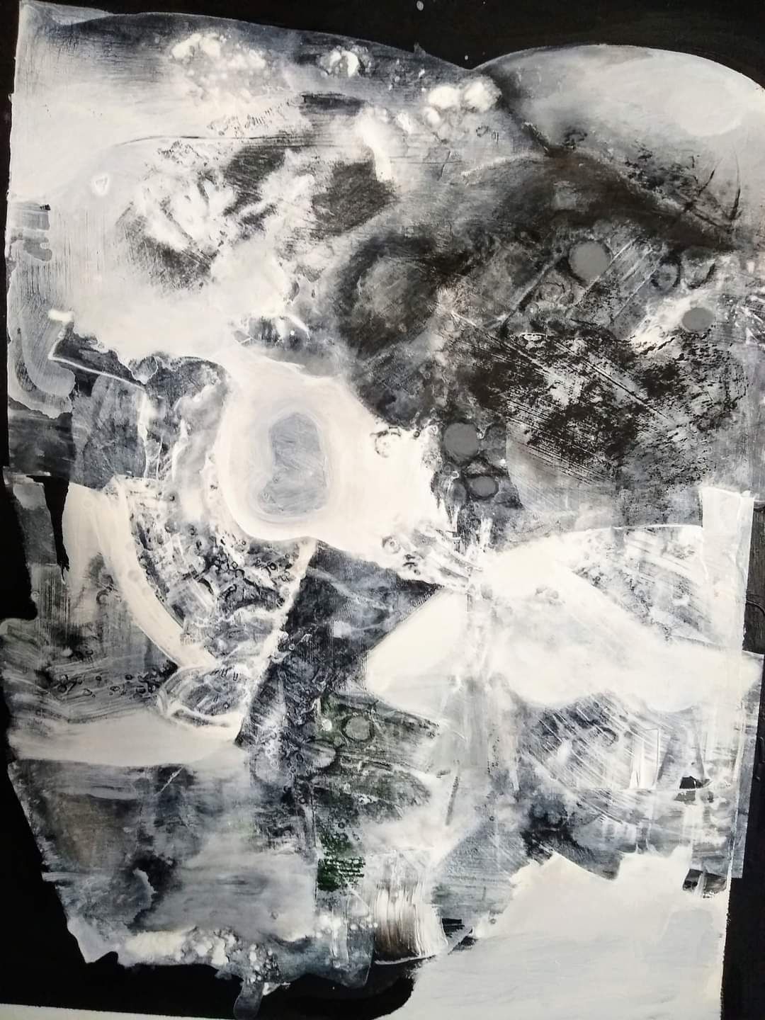 Abstract Paintings, Charcoal on paper — by Tucson artist Josh Goldberg