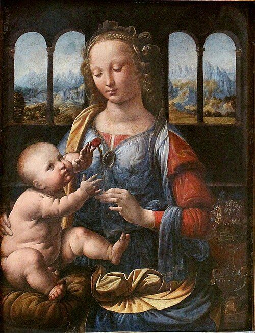 Image of Leonardo da Vinci's Madonna of the Carnation