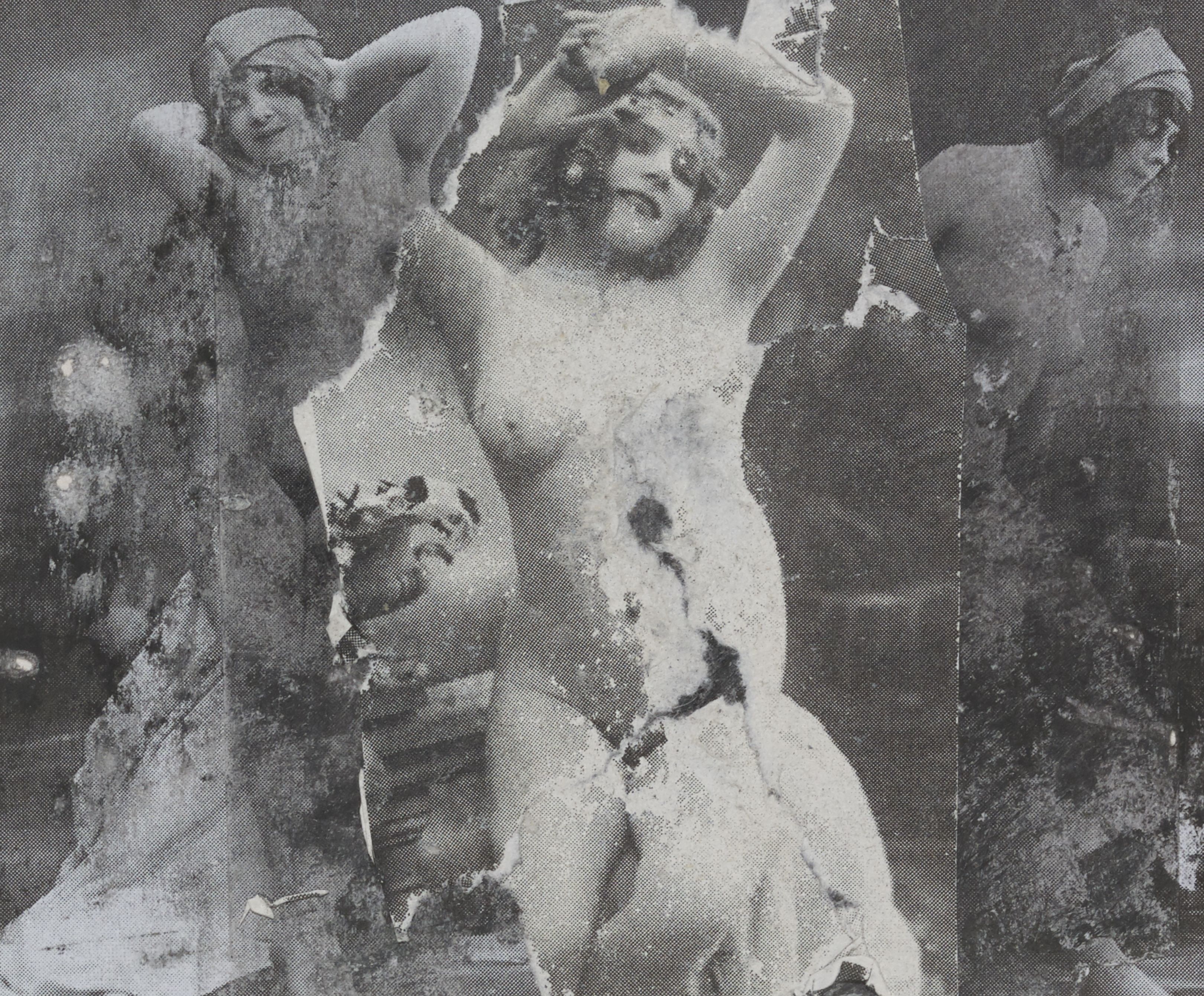 Abstract Prints & Collages, Collage on Paper, 15.5 × 12 inches — by Tucson artist Josh Goldberg