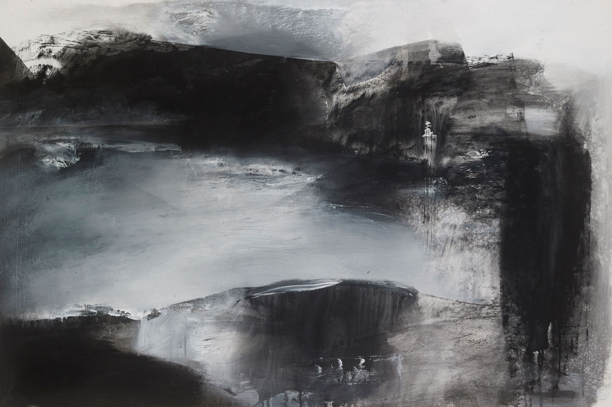 Abstract Drawings, Charcoal on Paper, 51 × 35 inches — by Tucson artist Josh Goldberg