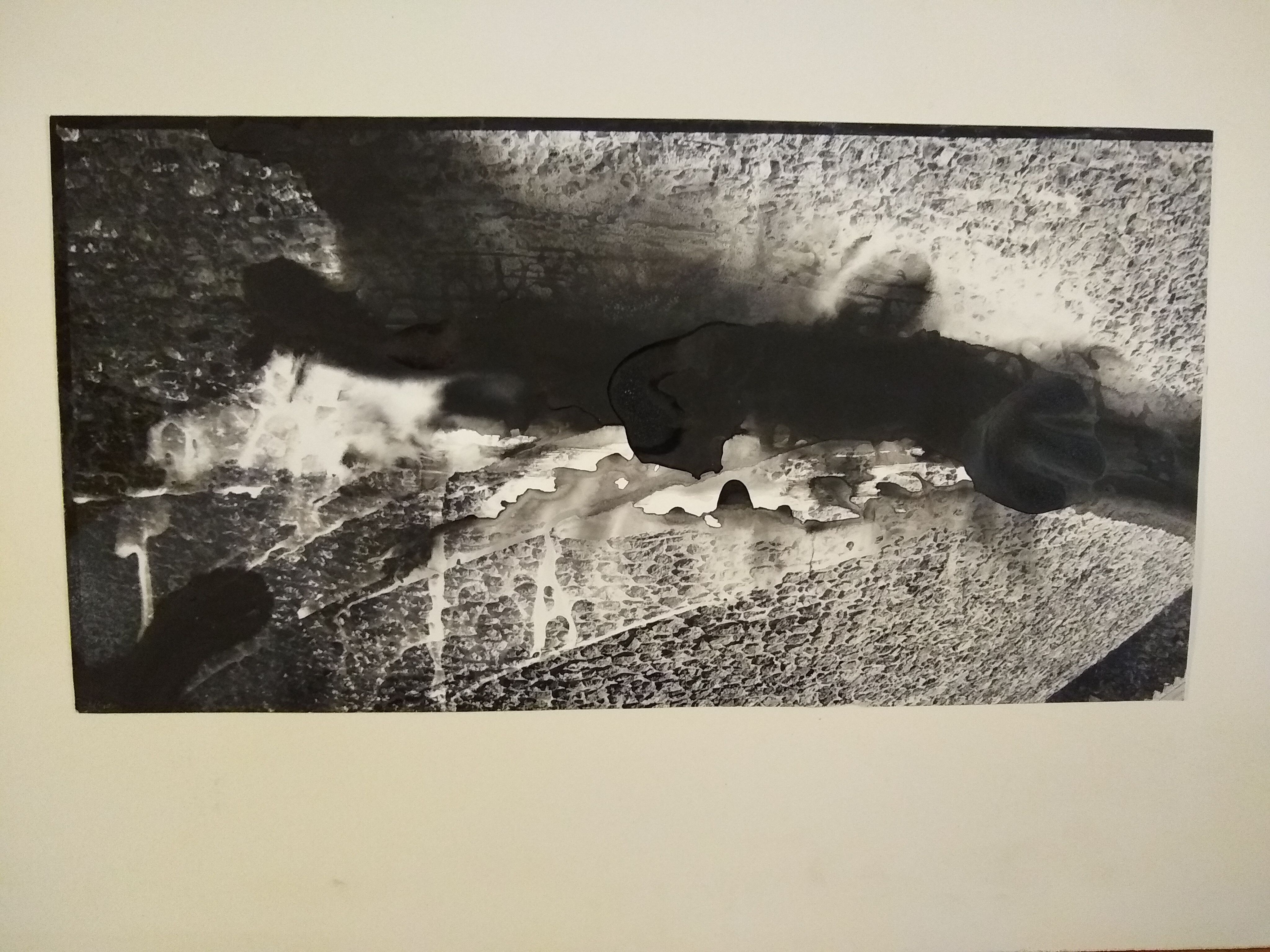 Abstract Archive, Mixed Media on Paper, 20 × 14 inches — by Tucson artist Josh Goldberg