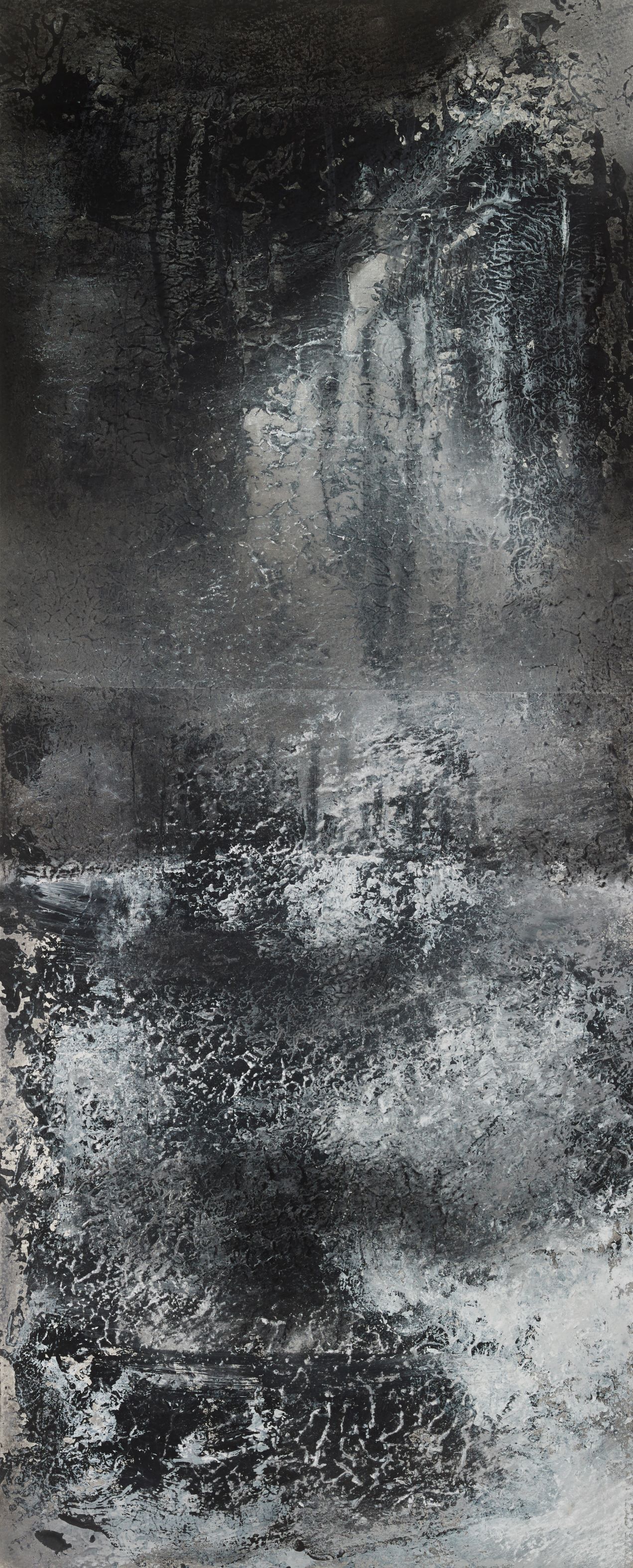 Abstract Drawings, Charcoal on Paper, 12.75 × 29.75 inches — by Tucson artist Josh Goldberg